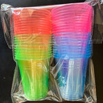 Neon-Partybecher UV-Glow (40 Stück, 12oz)