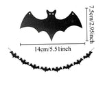Fledermaus-Girlande aus Papier