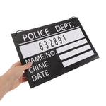 Fahndungsfoto-Schild Photo Booth Prop (2er Set)